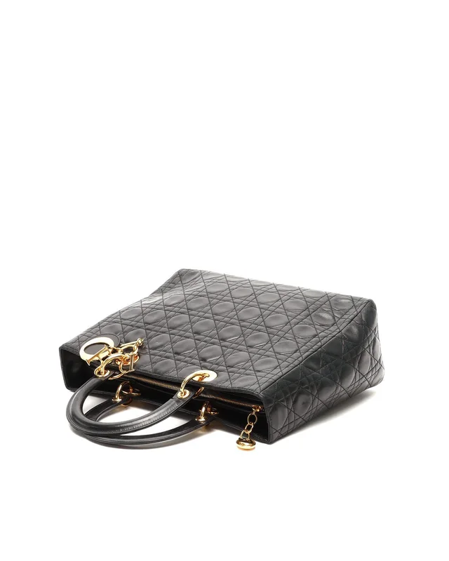 Large Lady Dior Bag in Leather from A Retro Tale, photo 5 of 10