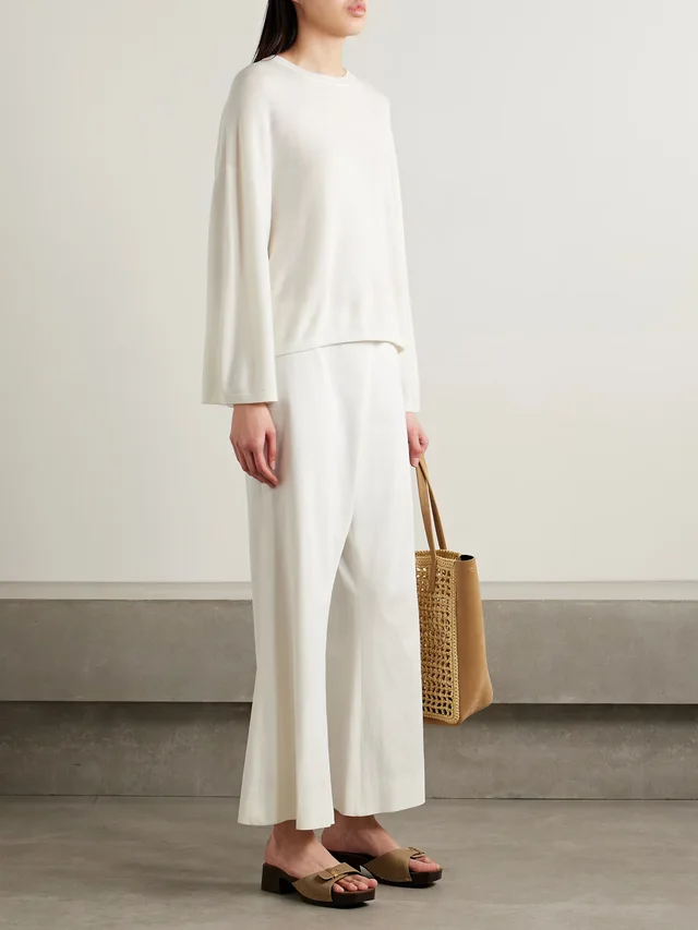 KHAITE Darcy merino wool sweater in White, photo 2 of 2 from NET-A-PORTER (Canada)