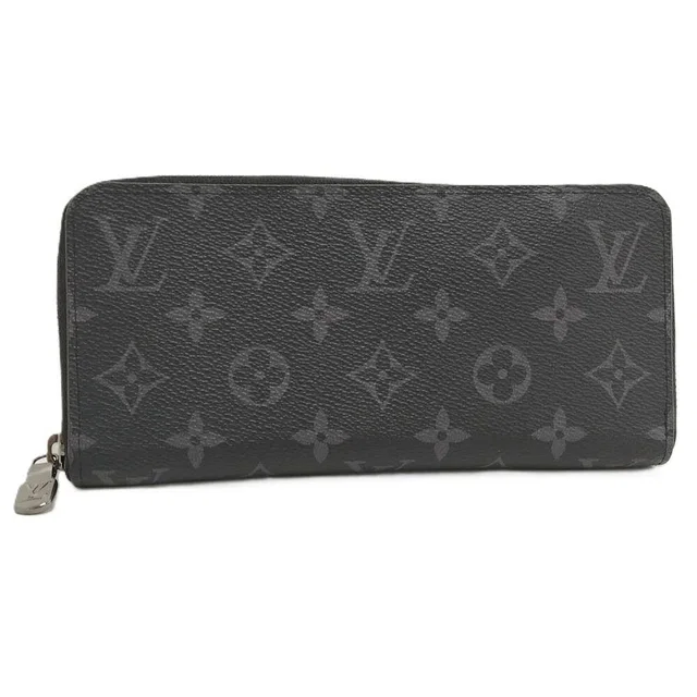 Louis Vuitton Zippy Wallet Horizontal Zip Around Monogram Eclipse from The Reluxe