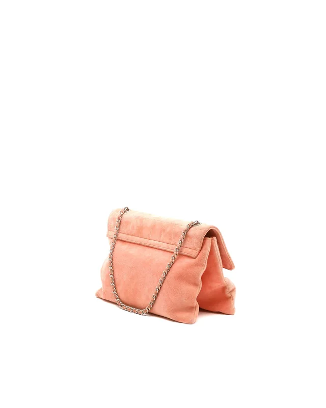 Chanel Suede Square Quilt Mademoiselle Flap Bag in Suede from A Retro Tale, photo 3 of 12