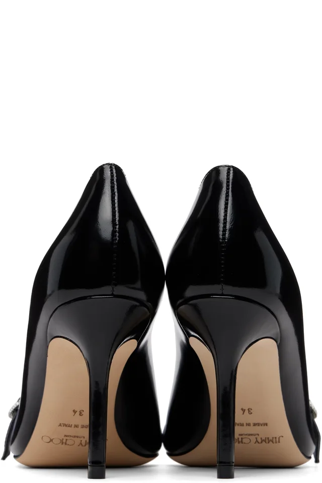 Jimmy Choo Black Keari 85 Heels, photo 2 of 2 from SSENSE