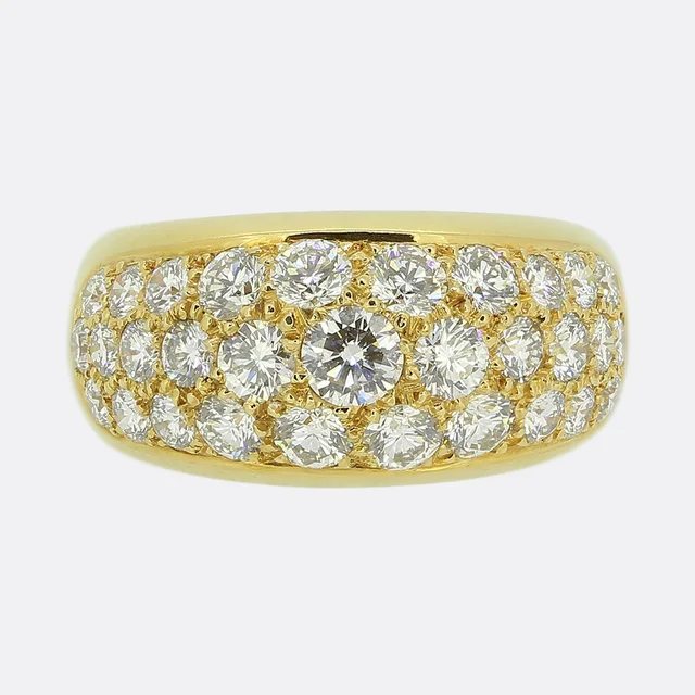 Bvlgari Pavé Diamond Set Ring from The Vintage Jeweller