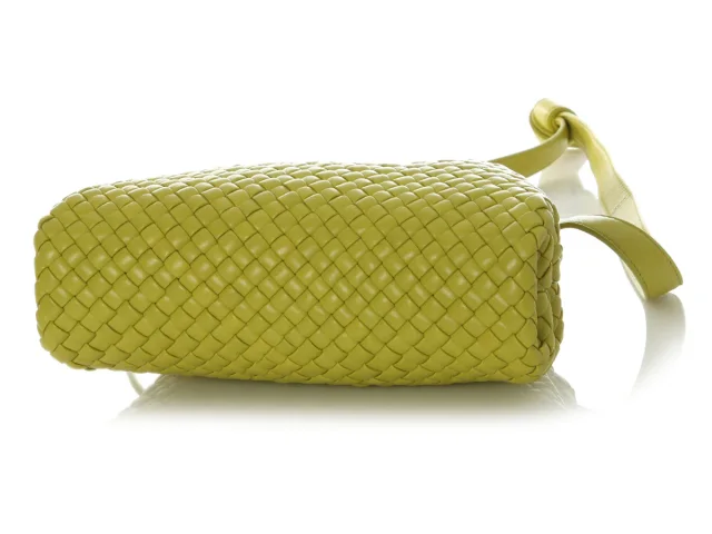 Bottega Small Kiwi Padded Intrecciato Top Handle Bag in Woven leather from Ann's Fabulous Finds, photo 6 of 9