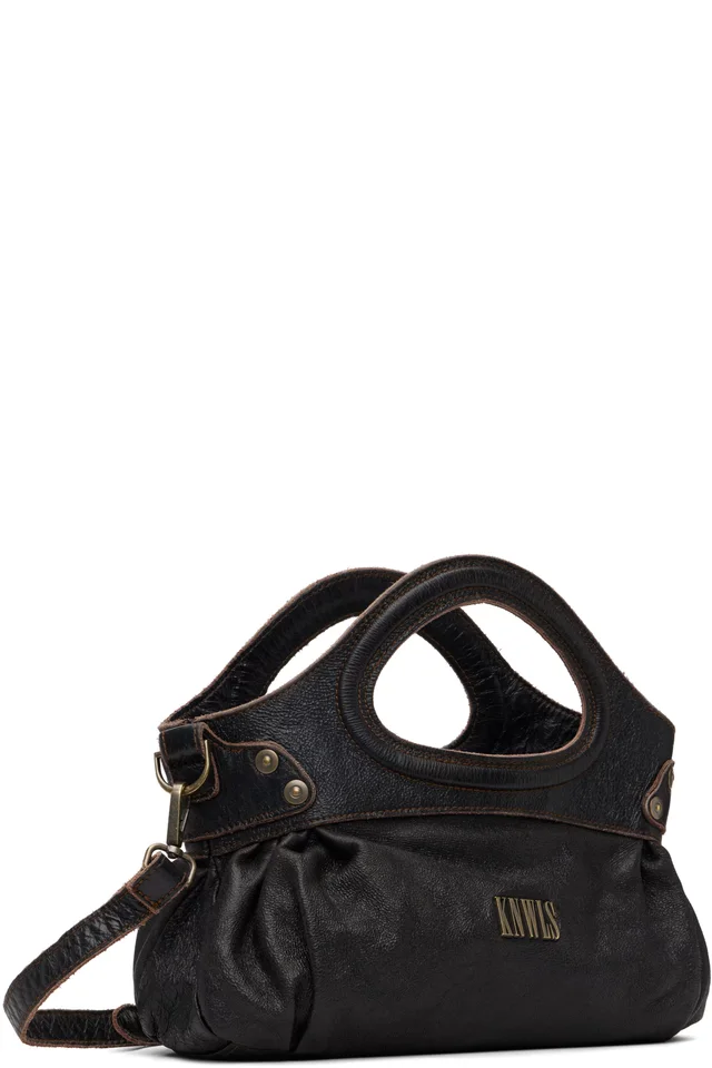 Miss Sixty Black & Brown KNWLS Edition Distressed Bag, photo 3 of 4 from SSENSE