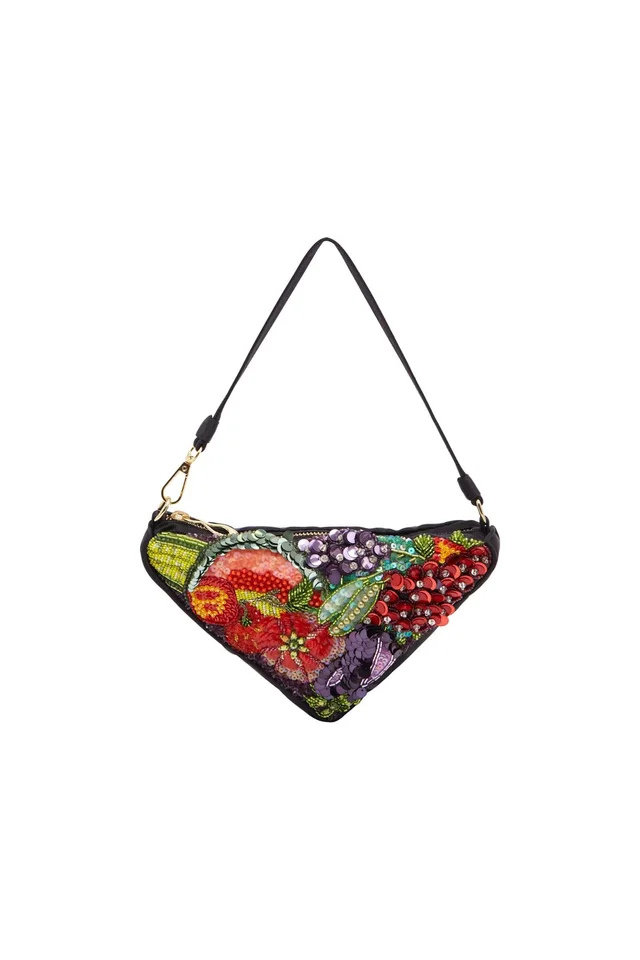 2503 - FALL 25 MERCADO TRIANGLE BEADED CLUTCH from Alemais, photo 1 of 1
