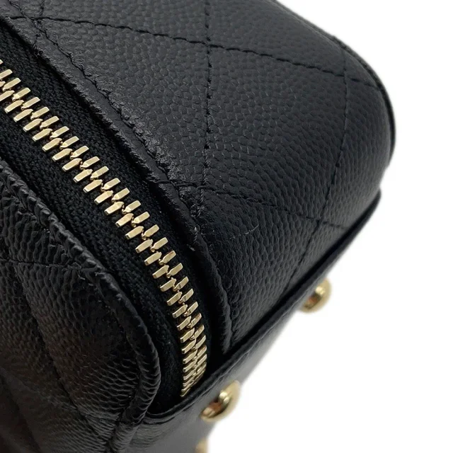 Chanel Matelasse ChainClutch Back BlackAP4438 Caviar Leather in Caviar leather from GALLERY RARE, photo 8 of 15