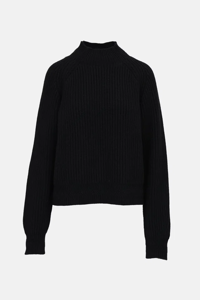 Khaite Knit Mockneck Sweater in Cashmere from VSP Consignment