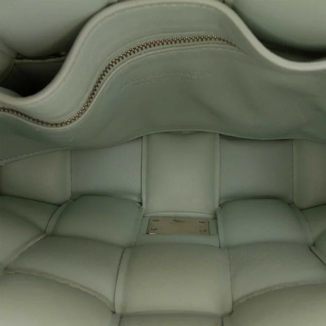 Bottega Veneta Cassette Goat Beige / Turquoise in Beige, Blue, Multicolour Goatskin from SACLÀB, photo 6 of 6