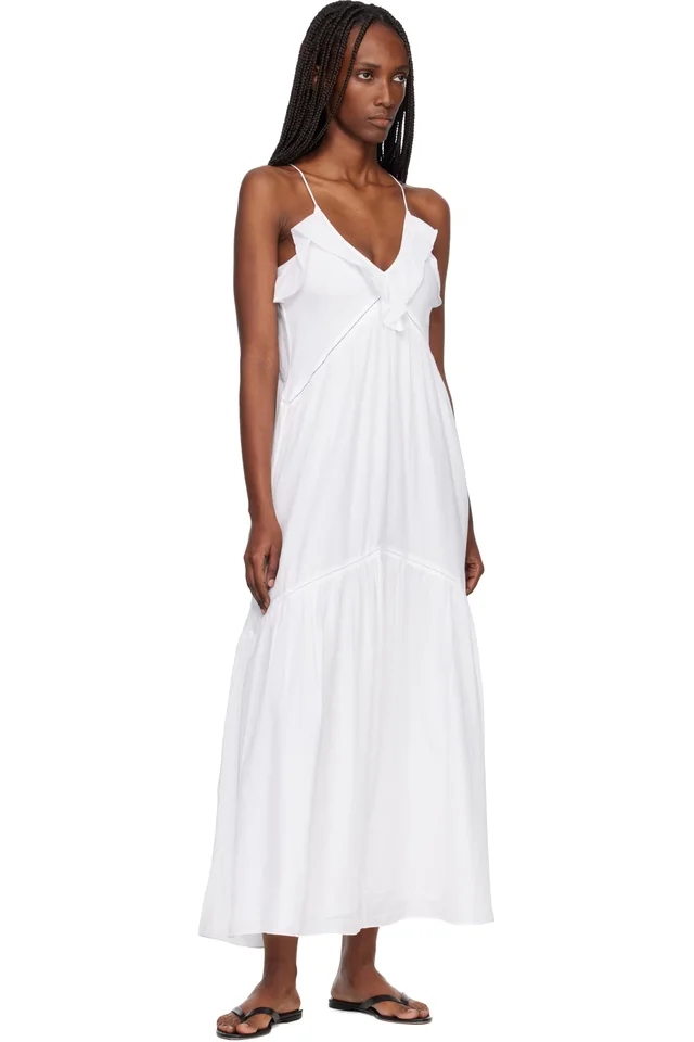 Isabel Marant Etoile White Vasma Maxi Dress, photo 4 of 4 from SSENSE
