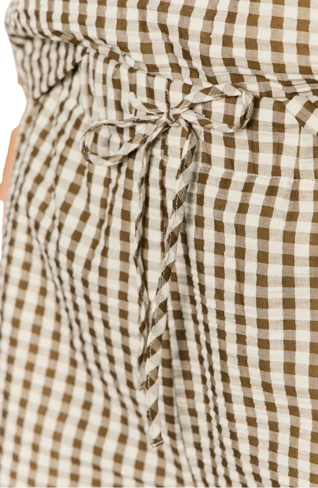 Sanctuary Easy Gingham Seersucker Shorts in White, photo 4 of 5 from Nordstrom Rack