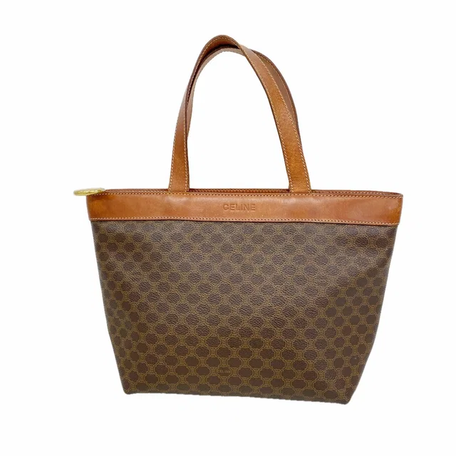 Celine Handbag Macadam Brown Gold in Brown from The Reluxe