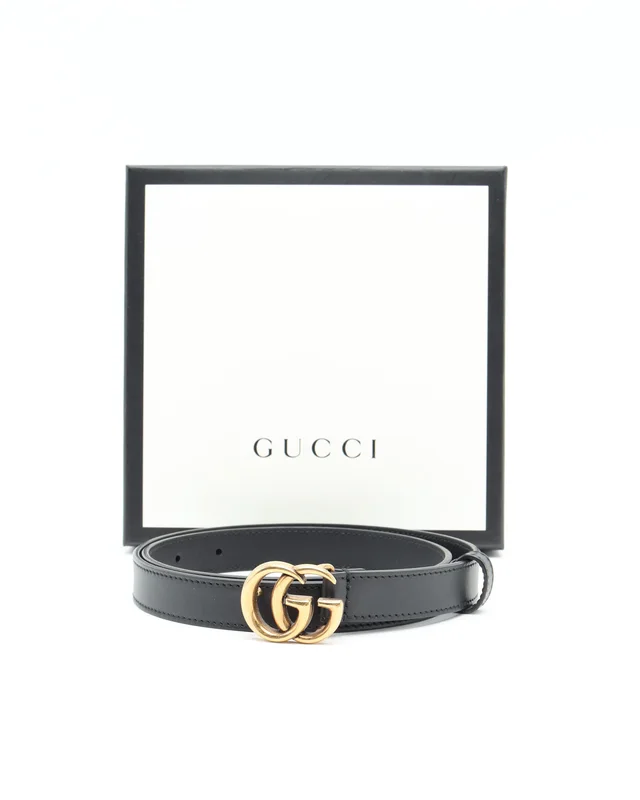 Gucci GG Marmont Belt, size 75 in Denim from A Retro Tale, photo 2 of 7