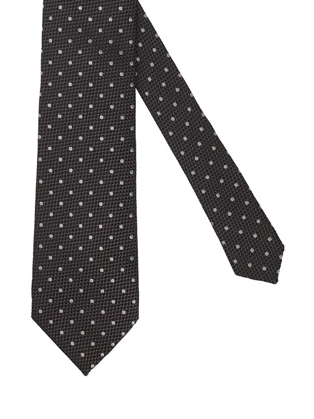 Tom Ford Silk Necktie — Gray Neckties in Grey Silk from HEWI
