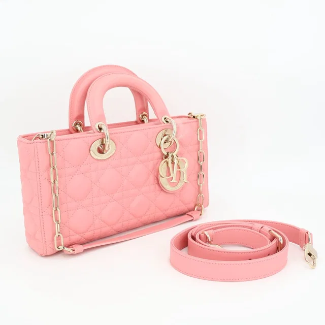 Dior Micro Heart Quilted 2-Way Shoulder Bag in Lambskin from The Reluxe