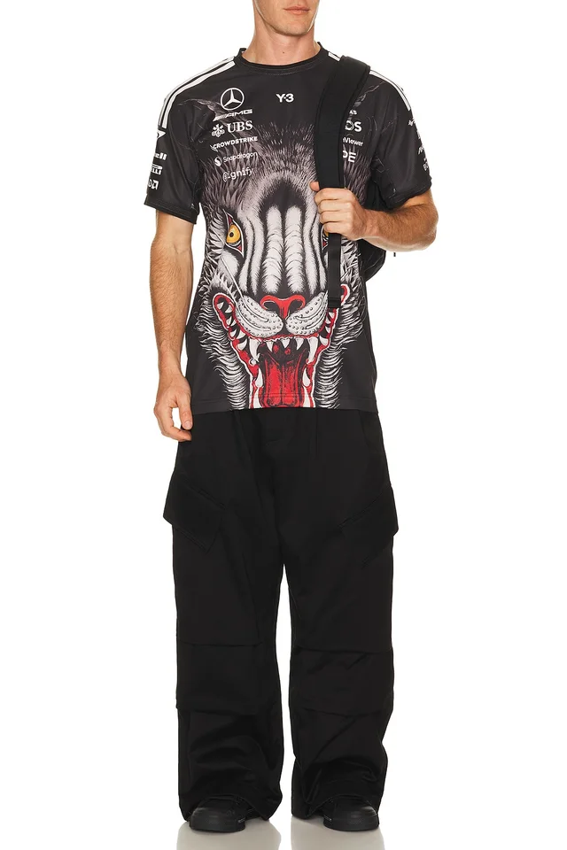 Y-3 x F1 Drvr Jersey in Black, photo 5 of 6 from REVOLVE (Canada)