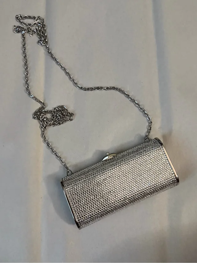 Judith Leiber Crystal Clutch in silver|gray from Poshmark, photo 1 of 1