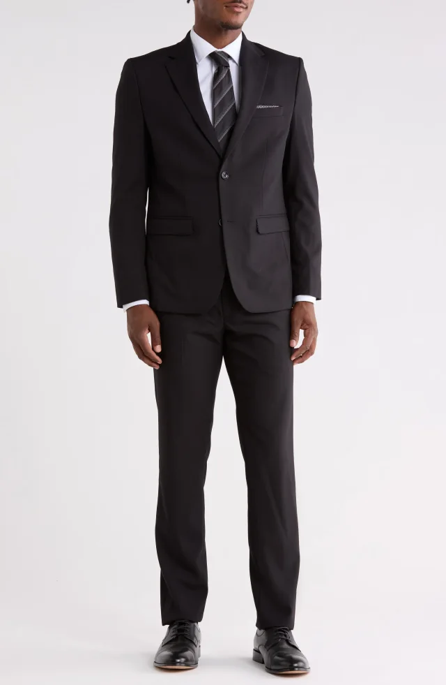 SOUL OF LONDON Solid Notch Lapel Suit from Nordstrom Rack, photo 1 of 1