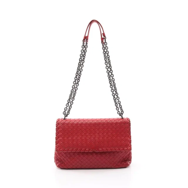 Bottega Veneta Olimpia Leather Shoulder Bag in Leather from LuxUness