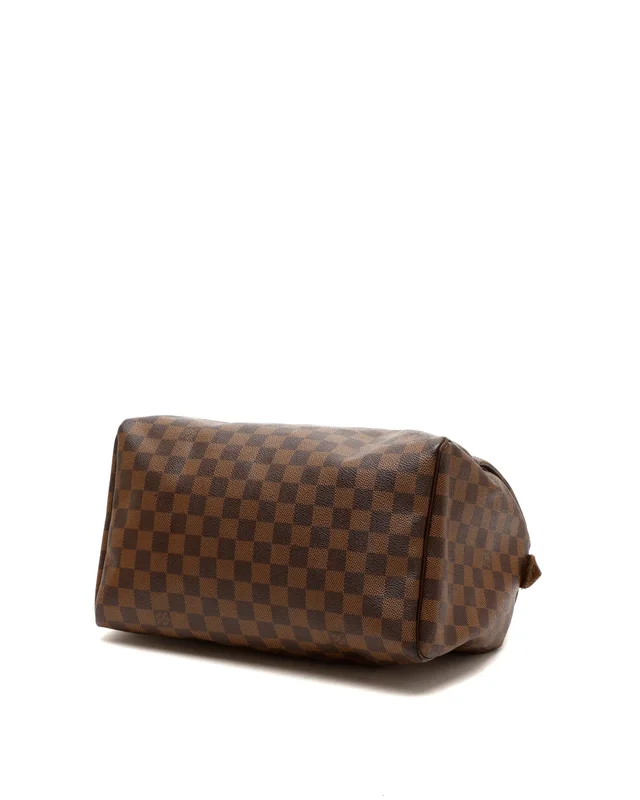 Louis Vuitton Damier Ebene Speedy 30 Bag in Brown Canvas from A Retro Tale, photo 5 of 9