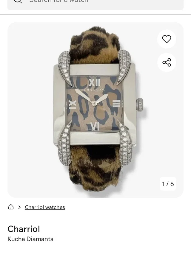 Charriol Kucha Diamants - Ladies Watch in silver|gray|red|brown Leather from Poshmark