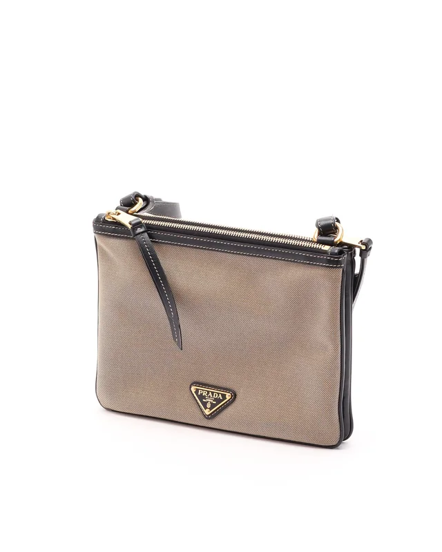 Prada Jacquard Crossbody Bag in Canvas from A Retro Tale, photo 3 of 7