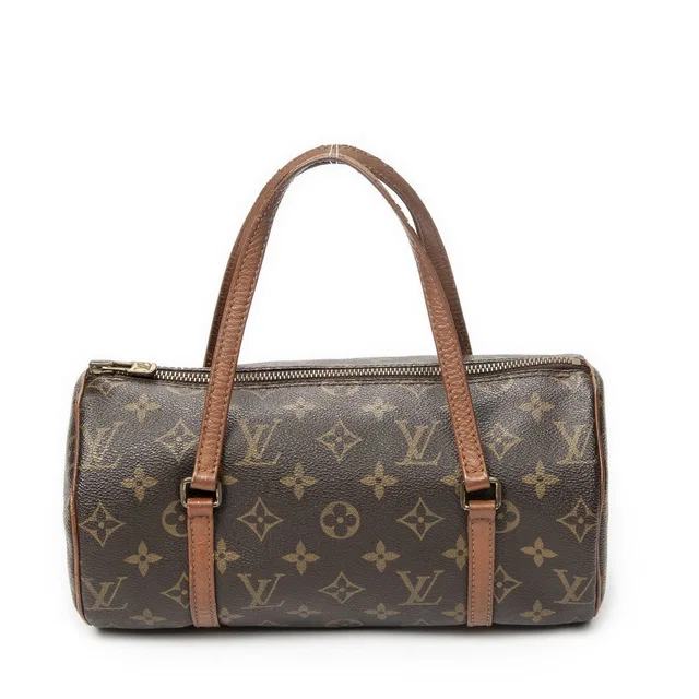 Louis Vuitton Papillon Brown Monogram Canvas Handbag in Brown Coated canvas from The Reluxe