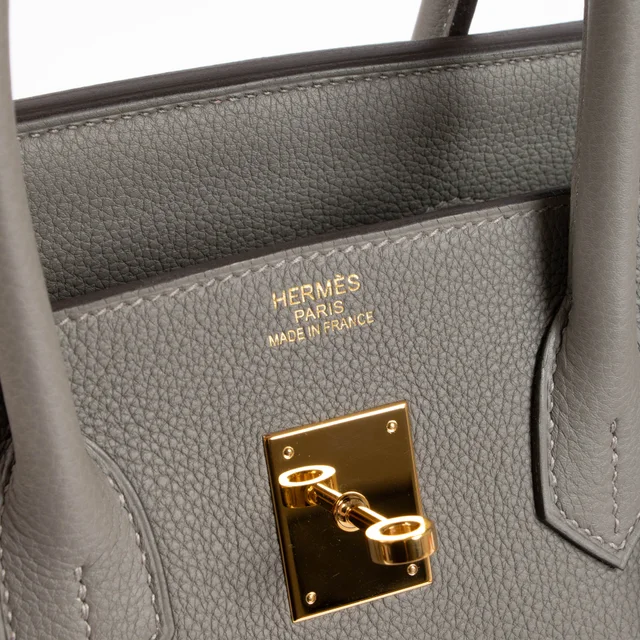 Hermès Birkin 35 Gris Meyer Togo GHW in Grey Togo leather from Labellov, photo 7 of 7