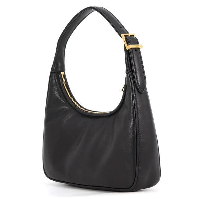 Saint Laurent Calypso Mini Hobo Bag Black791484 Lambskin in Lambskin from GALLERY RARE, photo 2 of 16