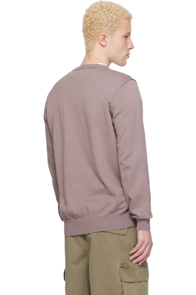 Stone Island Purple 5100053 Soft Organic Cotton Sweater, photo 3 of 5 from SSENSE