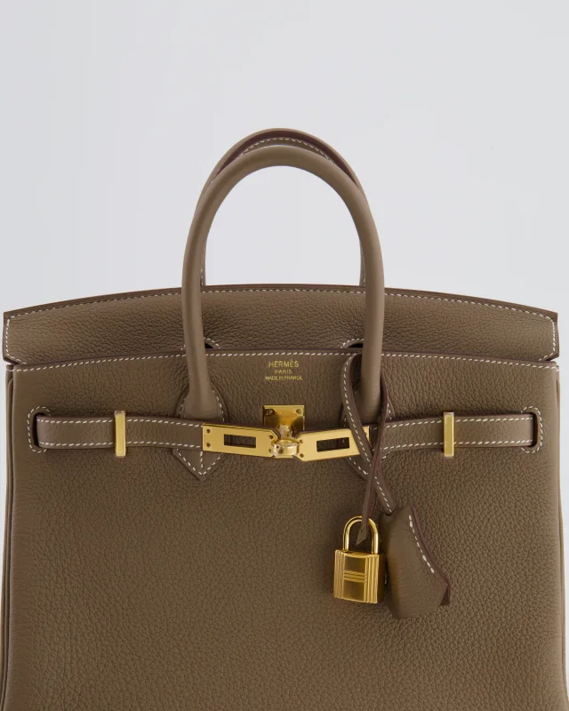HOT* Hermès Birkin Retourne 25 Bag in Taupe Togo leather from Sellier, photo 18 of 22