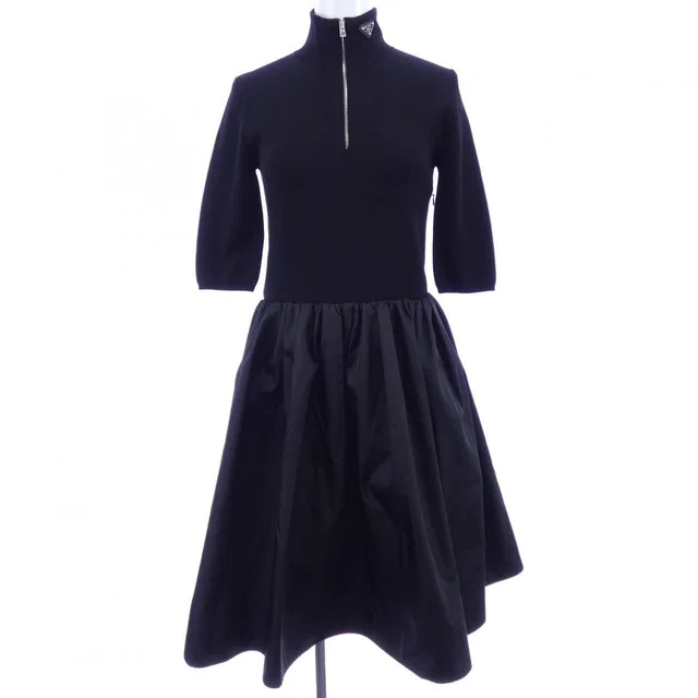 Prada Triangle Logo Dress in Nylon from The Reluxe