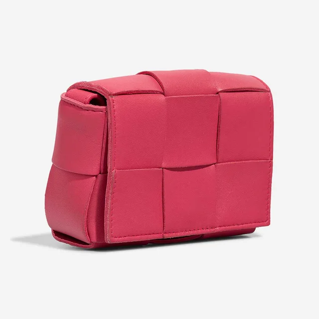 Bottega Veneta Cassette Micro Lamb Pink in Pink Lambskin from SACLÀB, photo 6 of 10