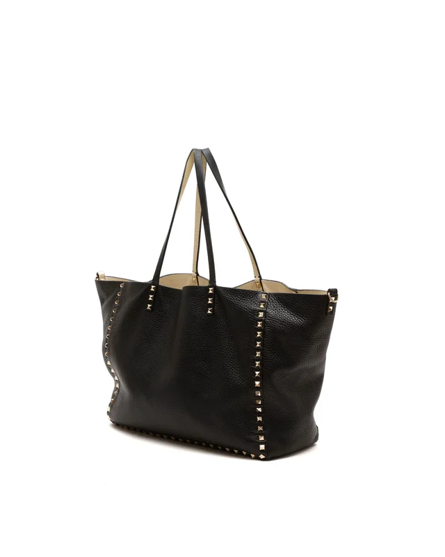 Valentino Garavani Rockstud Spike Tote Bag in Leather from A Retro Tale, photo 3 of 7