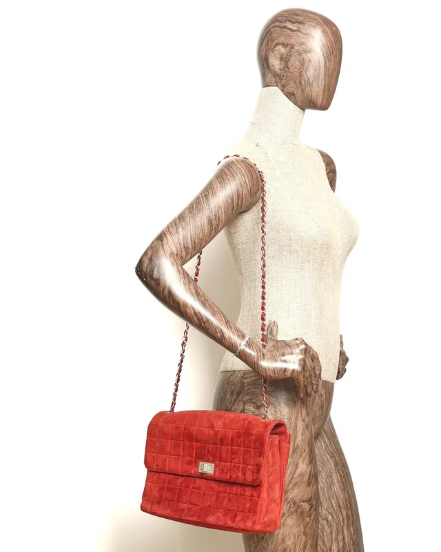 Chanel Square Quilted Mademoiselle Flap Bag in Suede from A Retro Tale, photo 15 of 15