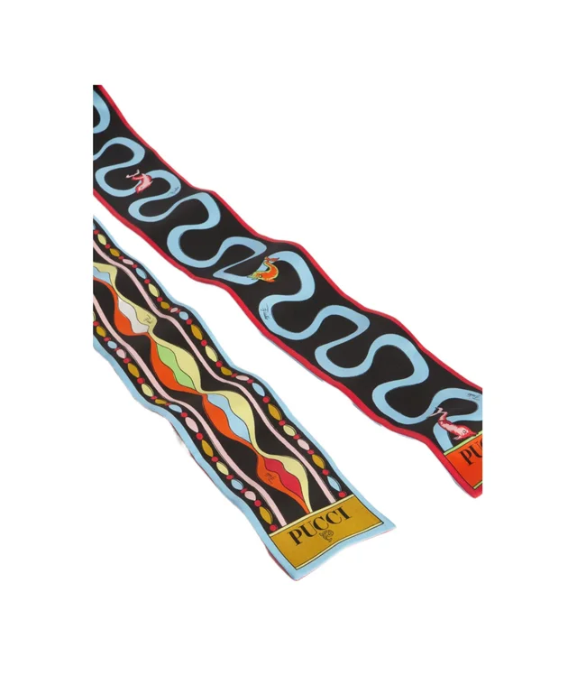 Emilio Pucci Mixed Print Silk Bandeau, photo 3 of 4 from SENSER