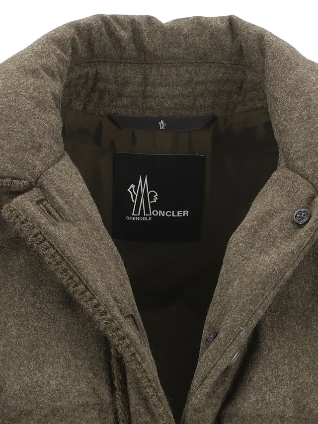 Moncler Grenoble Monteain Loden Short Down Jacket, photo 6 of 8 from SENSER