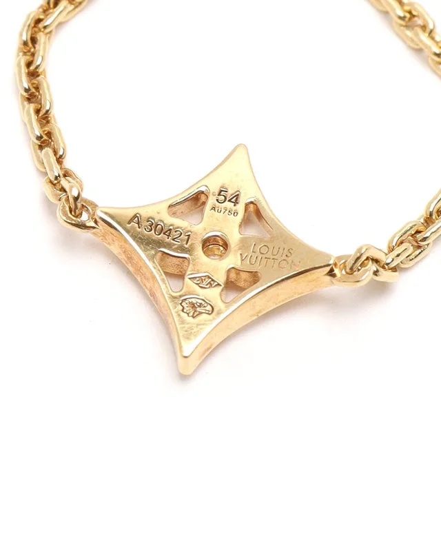 Louis Vuitton Chain Idylle Blossom Diamond 18kt Gold Ring in Gold from A Retro Tale, photo 3 of 3