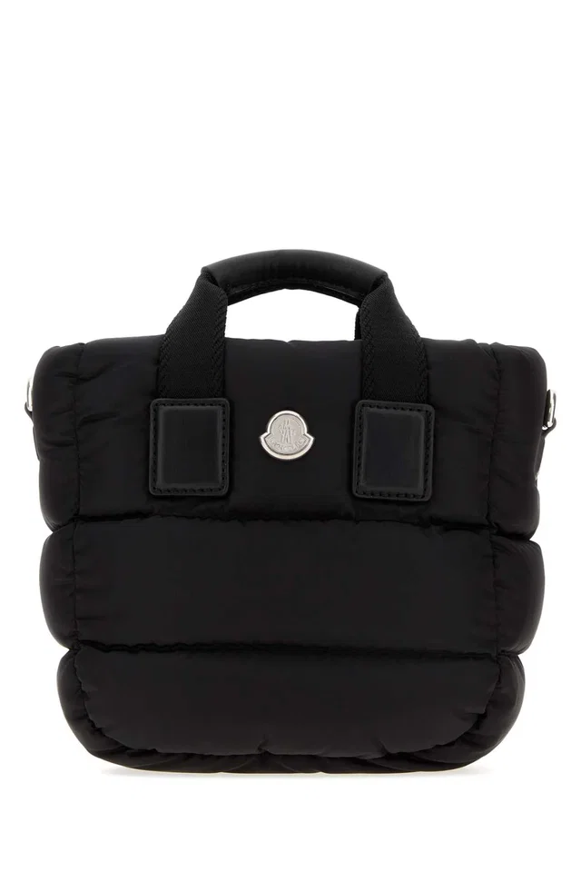 Moncler Caradoc Top Handle Bag — Black in Black Nylon from HEWI
