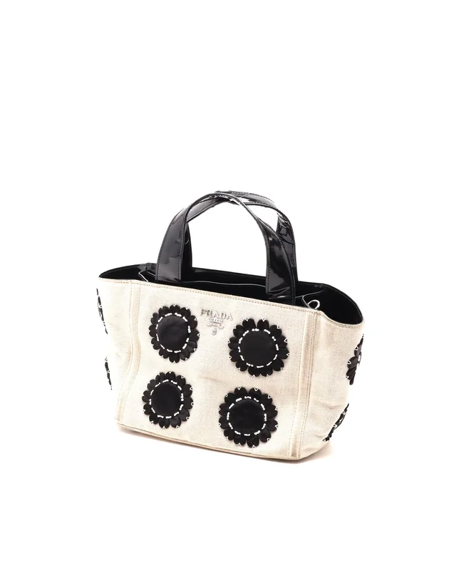 Prada Canapa Mistolino Tote Bag in Patent leather from A Retro Tale, photo 2 of 8
