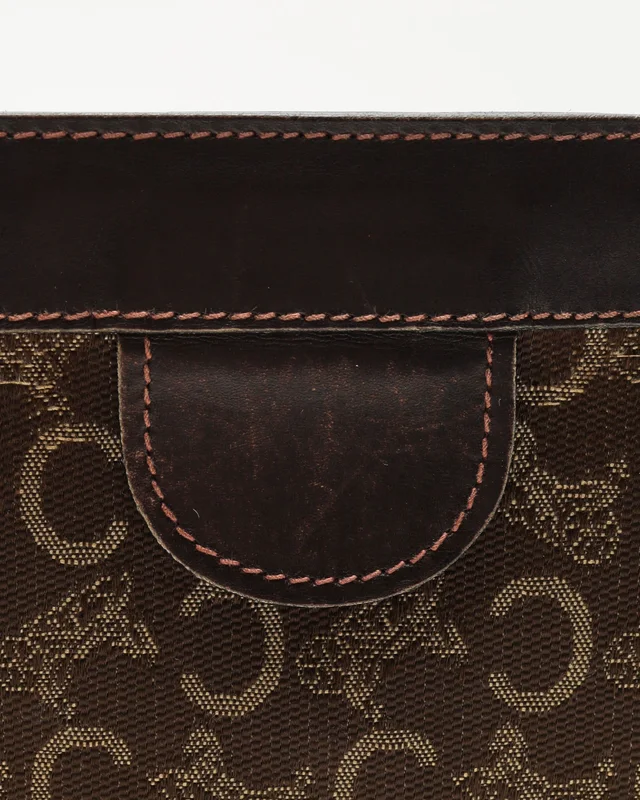 Celine C Horse Carriage Clutch Bag in Canvas from A Retro Tale, photo 8 of 9