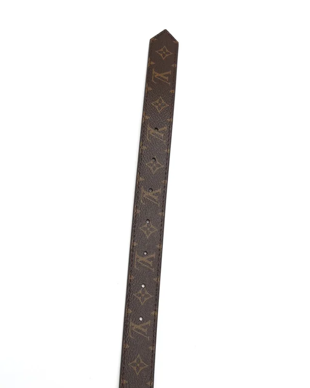 Pretty LV Reversible Belt, Size 85 in Coated canvas from A Retro Tale, photo 4 of 5