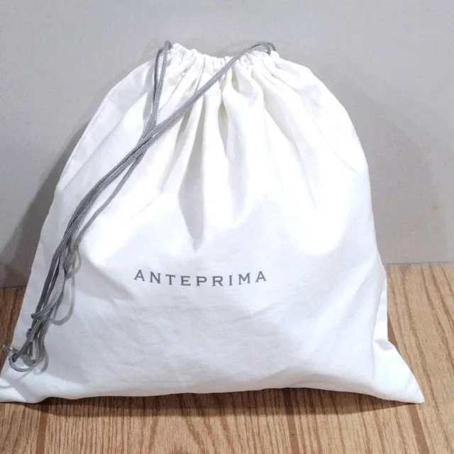 Luxury Anteprima Off-White Fabric Dust Bag Drawstring Closure 14.5 X 14 Inches in white from Poshmark