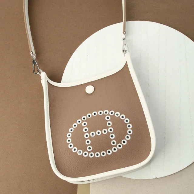 Hermès Etoupe Toile Neo Evelyne 16 in Taupe Leather from Ann's Fabulous Finds, photo 2 of 11