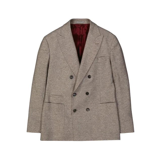 Brunello Cucinelli Double Breasted Wool Jacket, photo 2 of 10 from Balardi