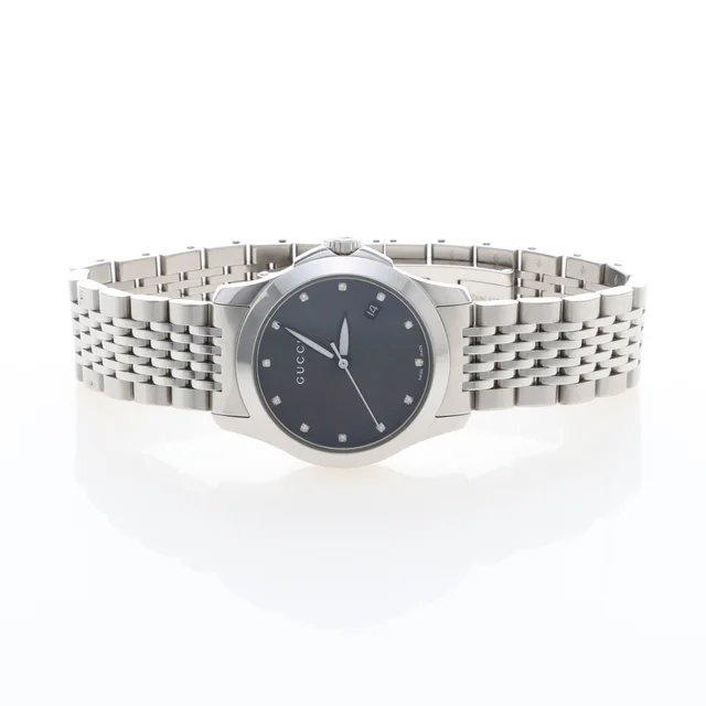 Gucci G-Timeless Diamond Steel watch (126.5) from GUGUS, photo 4 of 6