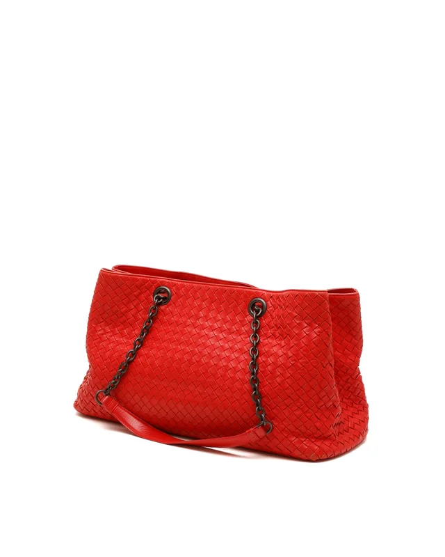 Bottega Veneta Intrecciato Dual Chain Tote Bag in Woven leather from A Retro Tale, photo 2 of 10