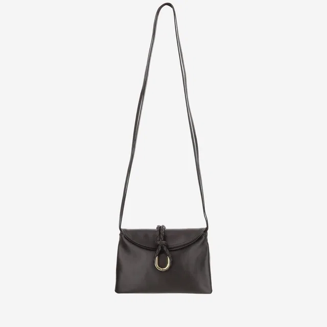 Bottega Veneta Freedom Shoulder Bag — Brown Calfskin in Brown Calfskin from HEWI