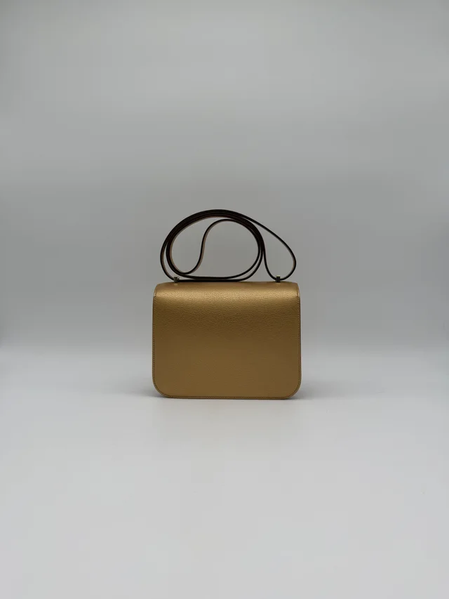Hermès Constance 18 Dore Chevre Permabrass Hardware in Gold Goatskin from Luxury Promise, photo 2 of 2