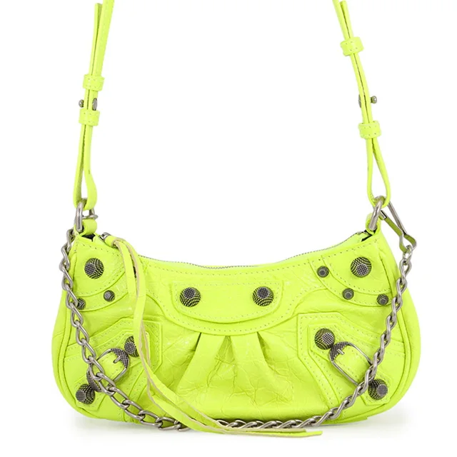 Balenciaga Le Cagol 2-way Shoulder Yellow695814 Leather Size Mini in Leather from GALLERY RARE