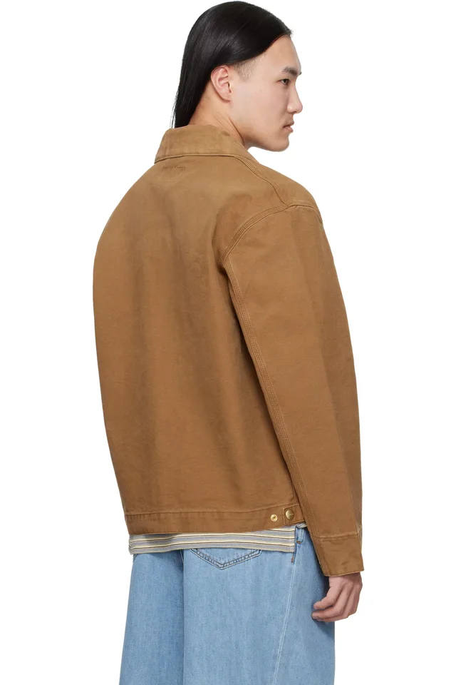 Carhartt Work In Progress Tan Detroit Jacket, photo 3 of 4 from SSENSE